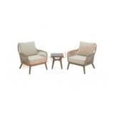 Hampton Bay Haymont 3-Piece Steel Wicker Outdoor