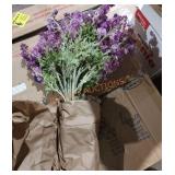 Faux Flowers in Vase