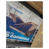 All wood 2x4 LED cornhole