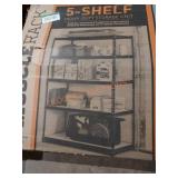 5 shelf heavy duty storage unit