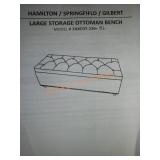 Simplihome large storage ottoman bench