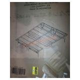 Metal platform bedframe queen