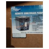 Remote sink pump system
