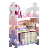 KidKraft Wooden Puzzle Piece Bookcase