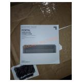 Sharper image portal window fan