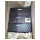 Sterilite plastic dresser