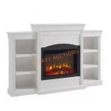 Atra flame mantel fireplace