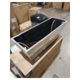 3 count faux wood planters