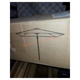 Rectangular patio umbrella