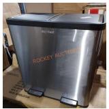 Dual Bin Garbage Can