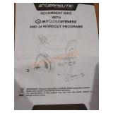 Exerpeutic recumbent bike