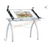 Studio designs craft station with folding shelf