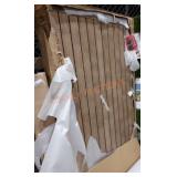 Steel outdoor dining table