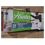 Hunter ceiling fan 2x bid