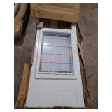 Aluminum pet paio door