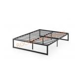 Zinus Abel Black Metal Queen Platform Bed Frame