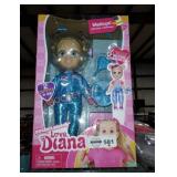 Pocket watch love Diana doll