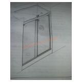 Delta frameless sliding door hardware 2x money