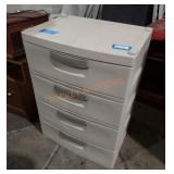 Sterilite plastic 4 drawer dresser