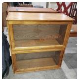 2 Glass Front Display Cabinets