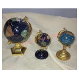 Set of mini / small globes
