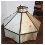 Vintage Tiffany Style Stained Glass Lamp