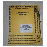 International equipment and tractor manual