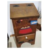 Handmade pet vittles storage box