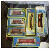 Lot AHM Train Locomotive, Cars