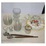 Misc glass housewares lot