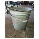 Antique 10.5X9" Metal Buckets