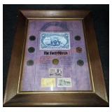 The Pioneers Wall Mercury Coin Collection