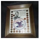 Lincoln Memorial Coins Wall Coin Collection