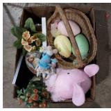 Misc easter decor lot