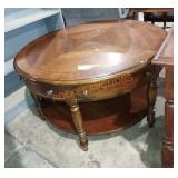 Mid-Century Modern Round Coffee Table