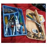 Trays of misc. Tools/hardware