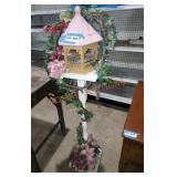 28in Pedestal Decorative Bird Stand