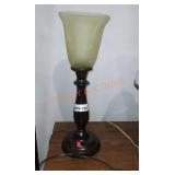Vintage Glass Torch Cone Lamp