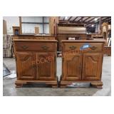 Vintage Maple Nightstands