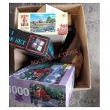 Misc. Lot Box Belts and Puzzles