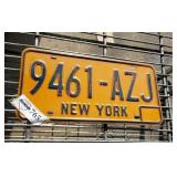 New York license plate