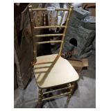 Gold dining chair