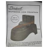 Outdoor Dog Fountain