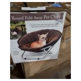 Fold away pet chair