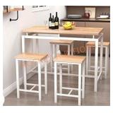 Recaceik 5 PCS Dining Table Set