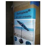 Sunnyglade 9ft led umbrella