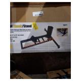 Motorcycle wheel chock stand
