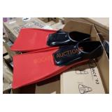 Long floating swim fins