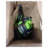 Green works backpack blower