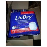 LIV DRY Adult diapers 4x bid